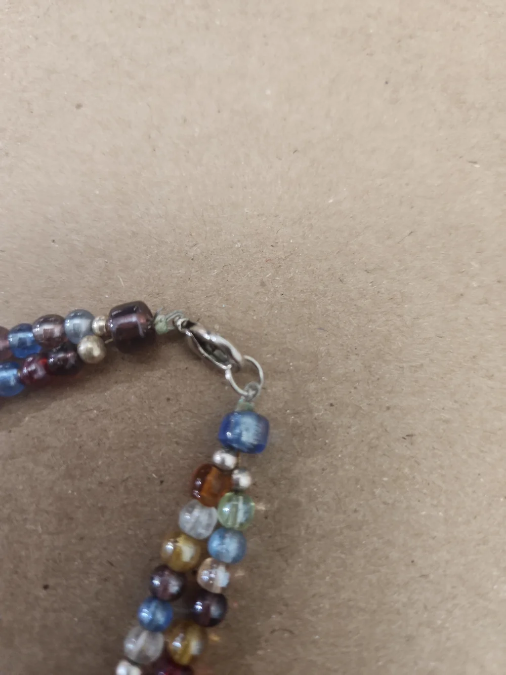 Multicolor Bead Double-Strand Bracelet